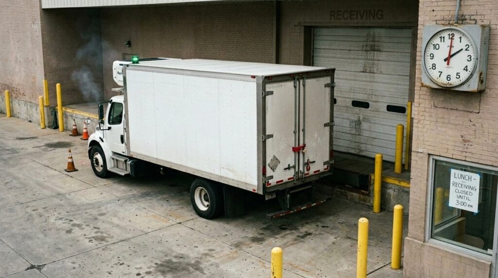 Conceptual image illustrating that a South African frozen food courier business sells temperature integrity and risk management, not just refrigerated transport